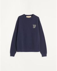 Valentino - Cotton Sweatshirt With Vg Patch - Lyst