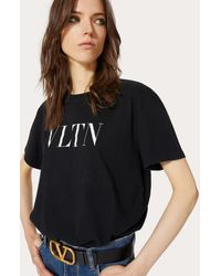 Valentino Vltn Logo T Shirt - Black