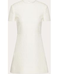 Valentino - Toile Iconographe Short Dress In Crepe Couture - Lyst