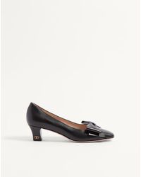 Valentino Garavani - ボウワウ キッドスキン パンプス 45mm 女性 ブラック - Lyst