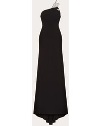 Valentino - Embroidered Cady Couture Evening Dress - Lyst