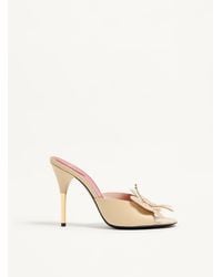 Valentino Garavani - Flutterby Kidskin Slide Sandal With Butterfly Detail 105Mm - Lyst