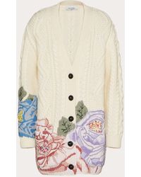 Valentino Embroidered Wool Cardigan - Multicolour