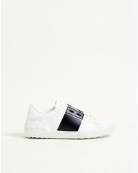 Valentino Garavani - Calfskin Open Sneaker 39 - Lyst