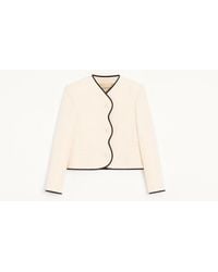 Valentino - Crepe Couture Jacket 38 - Lyst