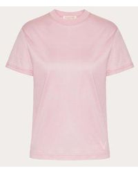 Valentino - T-shirt in jersey cotton - Lyst