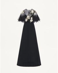 Valentino - Embroidered Cady Couture Gown - Lyst