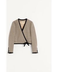 Valentino - Short Houndstooth Jacket - Lyst