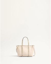 Valentino Garavani - Rockstud Small Shopping Bag - Lyst