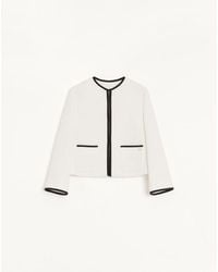 Valentino - Canestrello Cotton Tweed Jacket - Lyst