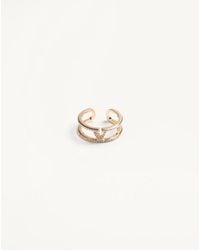 Valentino Garavani - Vlogo Signature Rhinestone Ring - Lyst