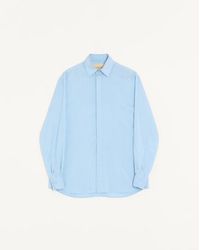 Valentino - Striped Silk Shirt 38 - Lyst