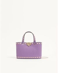 Valentino Garavani - Rockstud Mini Shopping Bag - Lyst