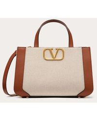 Valentino Garavani - Vlogo Signature Small Canvas Handbag - Lyst