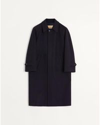 Valentino - Einreihiger Mantel Aus Wolle Und Kaschmir Mann - Lyst