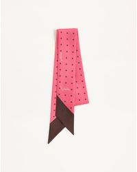 Valentino Garavani - Stelline E Firma Starry Silk Bandeau Scarf - Lyst