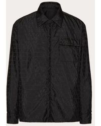Valentino - Reversible Nylon Jacket With Toile Iconographe Pattern - Lyst
