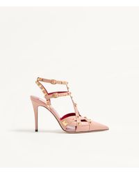 Valentino Garavani - Studdy Pumps Aus Ziegenleder, 100 Mm Frau - Lyst