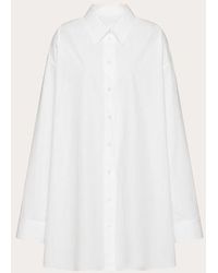 Valentino - Cotton Popeline Shirt - Lyst