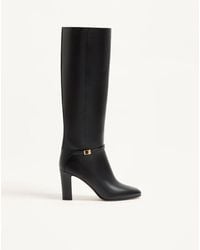 Valentino Garavani - Pattie Calfskin Boot 100Mm - Lyst