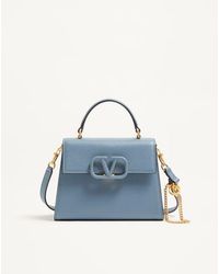 Valentino Garavani - Small Vsling Grainy Calfskin Handbag - Lyst
