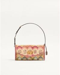 Valentino Garavani - Petit Sac Porté Épaule Devain En Tissu Jacquard Apres L'Hiver Femme - Lyst