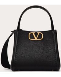 Valentino Garavani - Alltime Small Handbag In Grainy Calfskin - Lyst