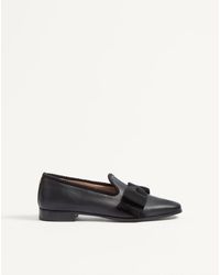 Valentino Garavani - Bowow Leather Loafer 39 - Lyst