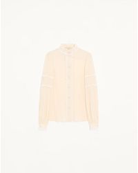 Valentino - Crepe De Chine Shirt - Lyst