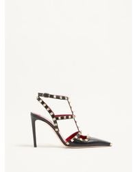 Valentino Garavani - Rockstud Kidskin Pumps 100Mm 35 - Lyst
