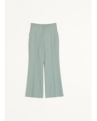 Valentino - Light Diagonal Wool Trousers 42 - Lyst