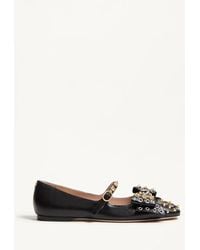 【VALENTINO GARAVANI】ボウワウ キッドスキン バレリーナ ボウワウ キッドスキン バレリーナ for ウィメンズ インチ