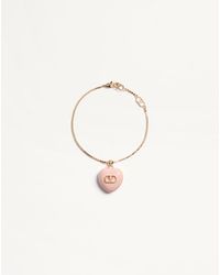 Valentino Garavani - Coeur Royal Metal And Enamel Bracelet - Lyst