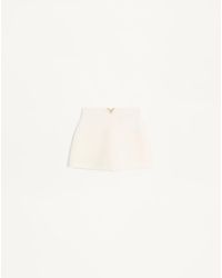 Valentino - Crepe Couture Shorts 36 - Lyst