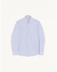 Valentino - Cotton Poplin Shirt With Vgold Stripes 39 - Lyst
