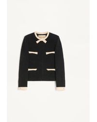 Valentino - Plain Wool Tweed Jacket - Lyst