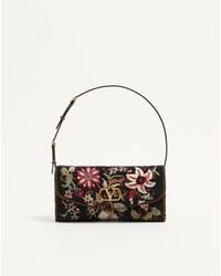 Valentino Garavani - Devain Embroidered Small Shoulder Bag - Lyst