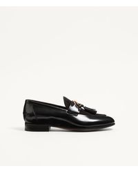 Valentino Garavani - Vaniteux Calfskin And Split Leather Loafer 40.5 - Lyst