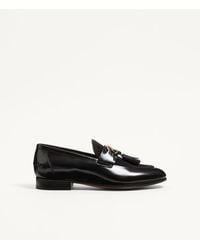Valentino Garavani - Vaniteux Calfskin And Split Leather Loafer 40.5 - Lyst
