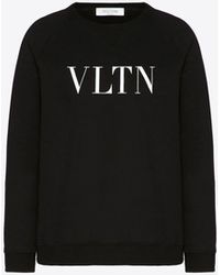 Valentino Vltn Sweatshirt - Black