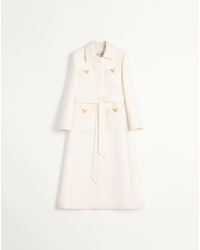Valentino - Drill Double Coat 40 - Lyst