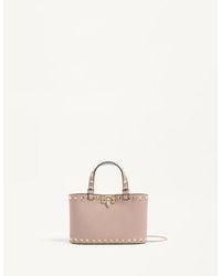 Valentino Garavani - Rockstud Mini Shopping Bag - Lyst