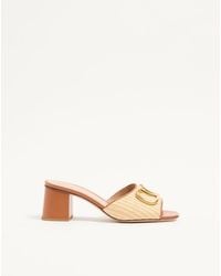 Valentino Garavani - Vlogo Signature Slide Sandal - Lyst