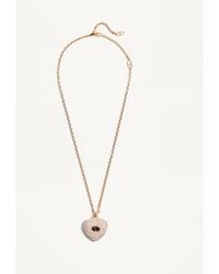 Valentino Garavani - クール ロイヤル メタル X エナメル X スワロフスキー®クリスタル ネックレス 女性 ゴールド/ブラック/クリスタル - Lyst