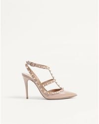 Valentino Garavani - Patent Rockstud Caged Pump 100Mm - Lyst