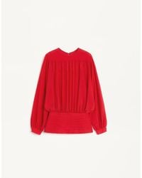 Valentino - Light Georgette Top 36 - Lyst