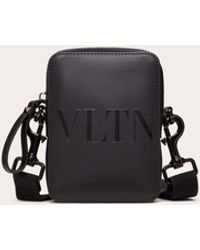Valentino Garavani - Small Vltn Leather Crossbody Bag - Lyst