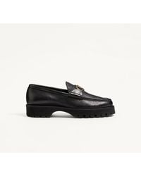 Valentino Garavani - Vlogo Signature Buffalo Loafer 39 - Lyst