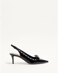 Valentino Garavani - Décolleté Slingback Rockstud Bow - Lyst