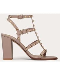 Valentino Garavani - Rockstud Ankle Strap Sandal 90 Mm - Lyst